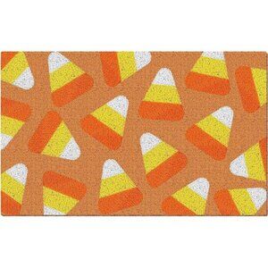 Halloween Door Mat Outdoor Entrance Doormat Decoration Imitation Coir Doormat